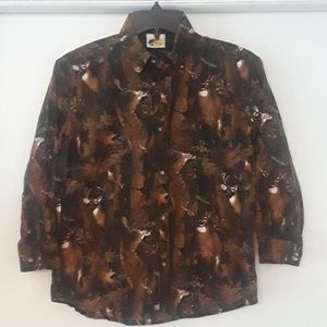 BassPro Shops button down Youth Med/8